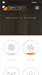 Mobile Screenshot of decorinprinting.it